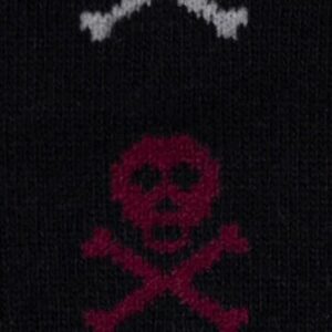 Black Skull Bamboo Socks - Image 2