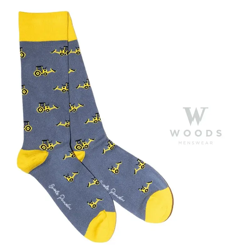 Yellow Digger Bamboo Socks