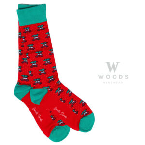 DRIVING HOME FOR CHRISTMAS BAMBOO SOCKS