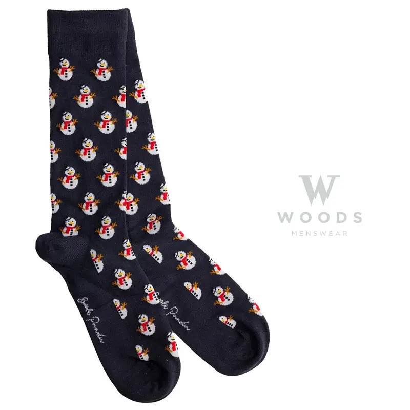 Snowman Bamboo Socks