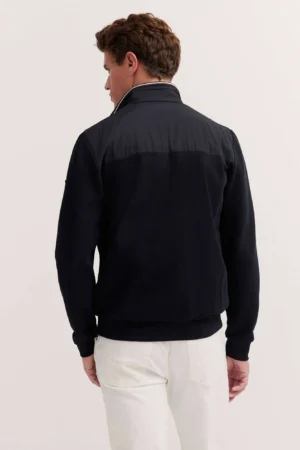 Bugatti Navy Hybrid Bomber Jacket - Image 5