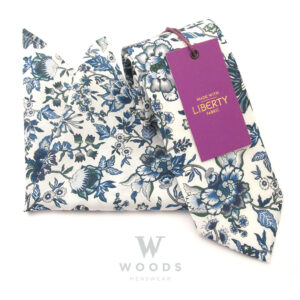 Christelle Cotton Tie & Pocket Square Made with Liberty Fabric