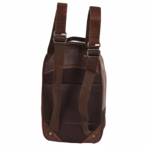 Unisex Leather Backpack Tan/Brown - Image 5