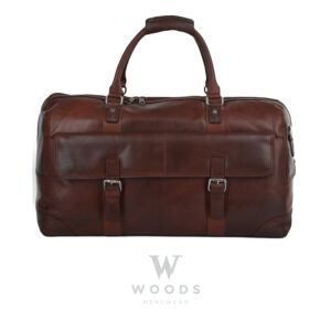 Mens Leather Travel Bag Tan : Francis