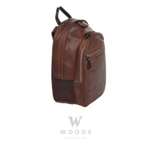 Unisex Leather Backpack Tan/Brown